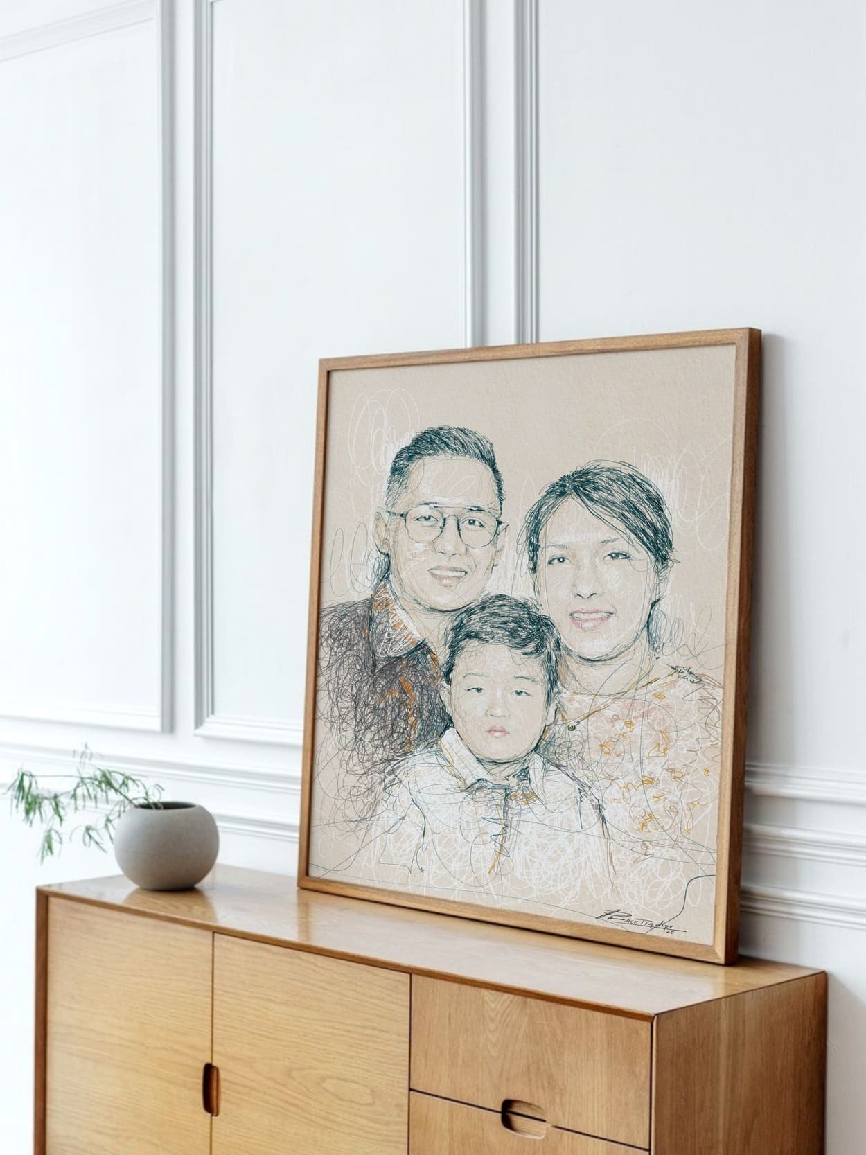 Karya scribble Prasetiadepe — Potrait 03
