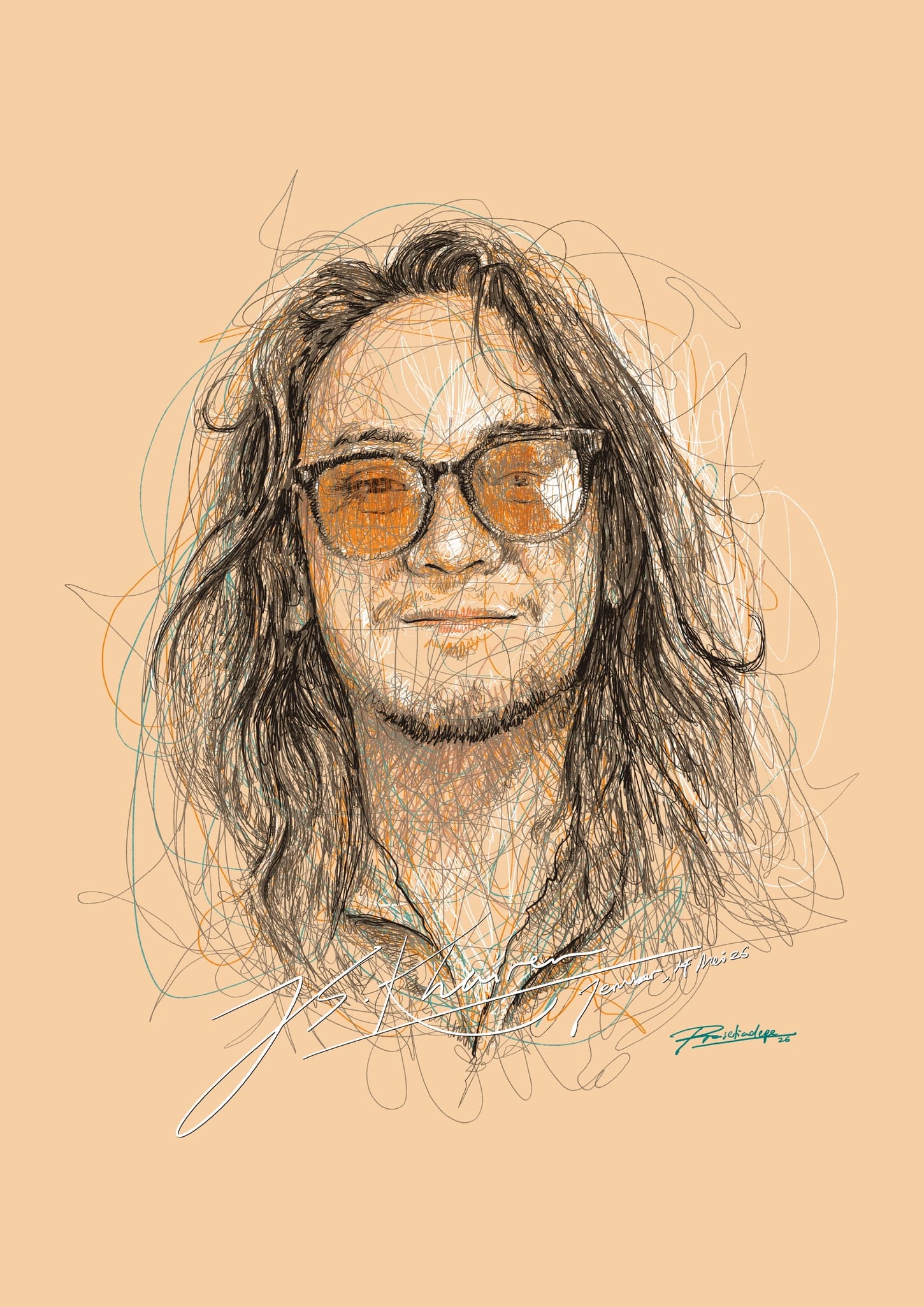 Karya scribble Prasetiadepe — Potrait 05